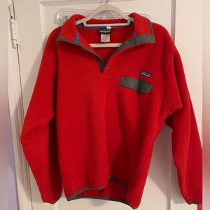 Classic red Patagonia fleece